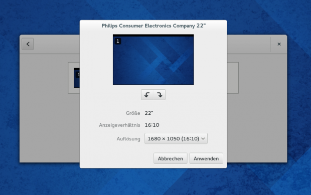 Die neuen Displayeinstellungen
